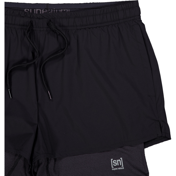 W Double Layer Shorts Black