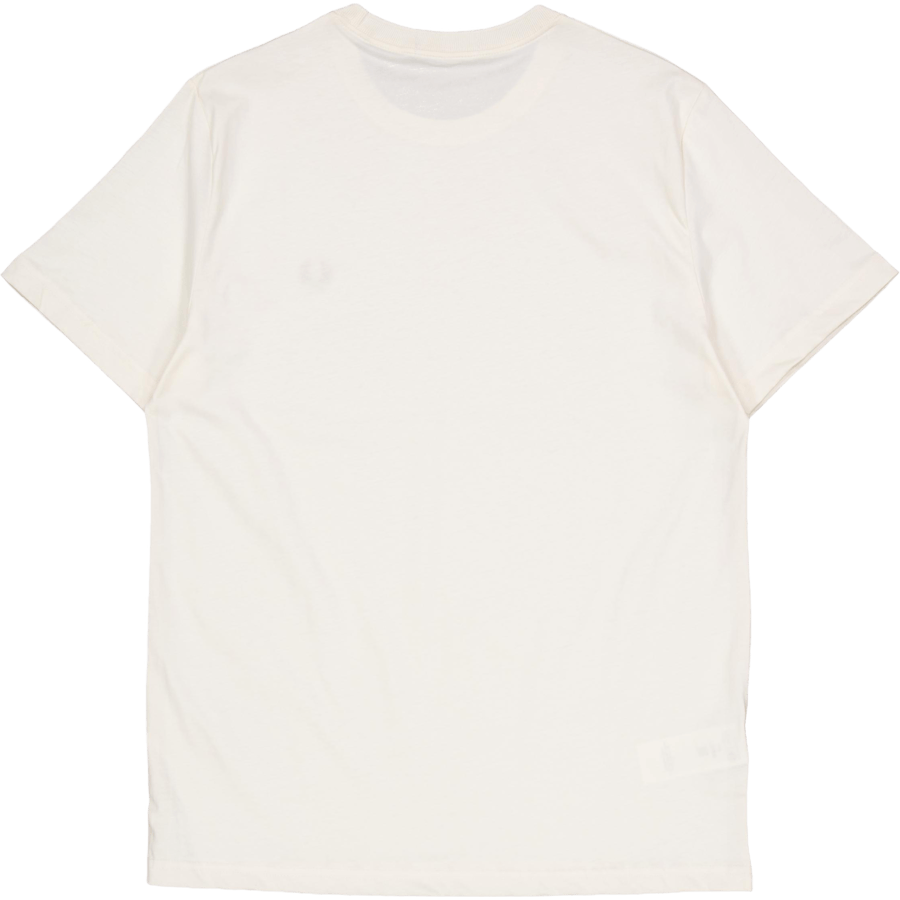 T-Shirt mit Rundhalsausschnitt V37 Ecru/warm Stone