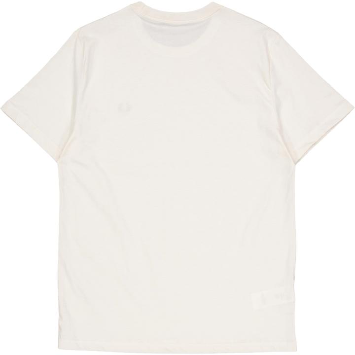 T-Shirt mit Rundhalsausschnitt V37 Ecru/warm Stone