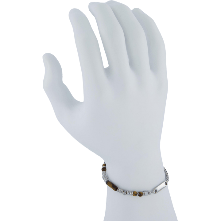 Bracelet Steel/brown