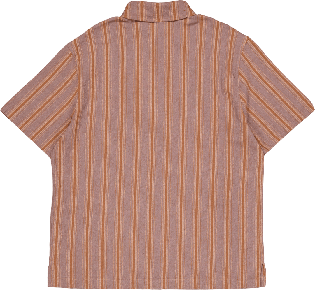 Terrace S/s Shirt Terracotta / Stahl