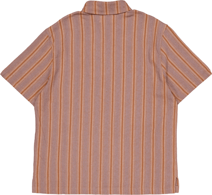 Terrace S/s Shirt Terracotta / Stahl