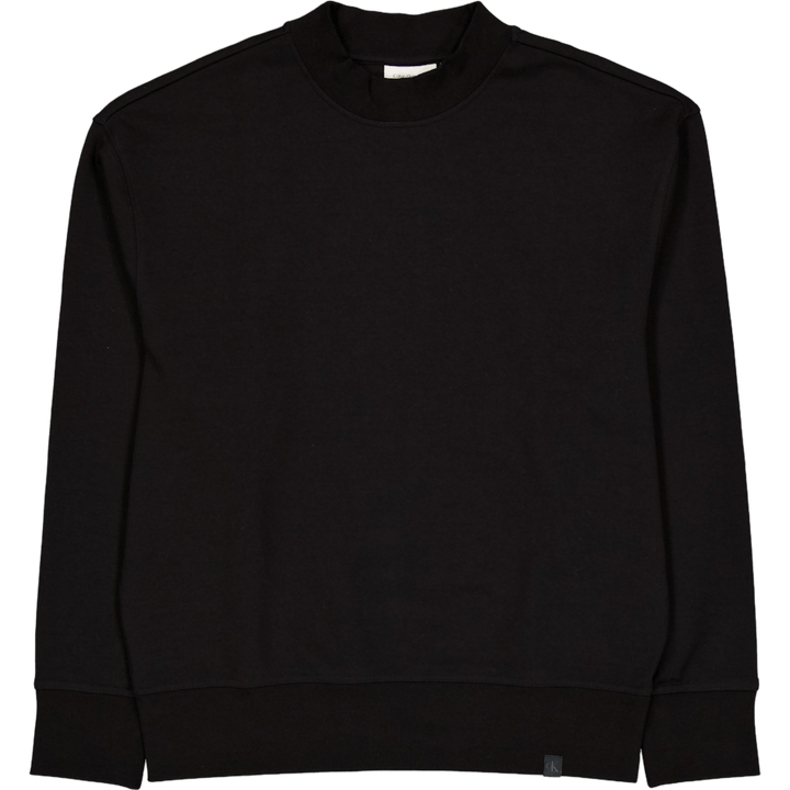Interlock Crew Neck Beh Ck Black