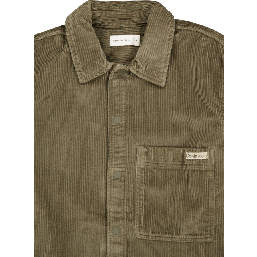 Corduroy Overshirt Pfv Tarmac