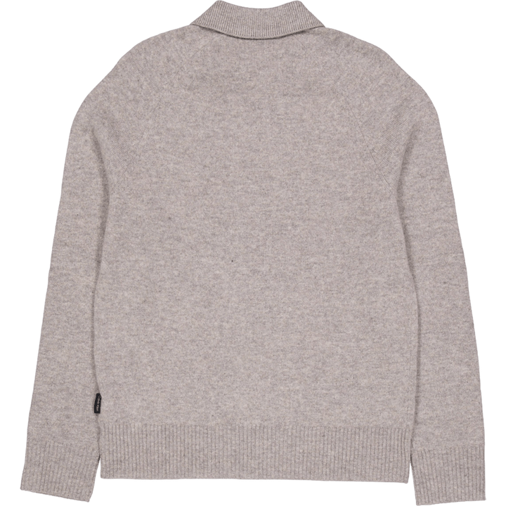 Luxury Wool Ls Polo Pkh Mid Grey Heather