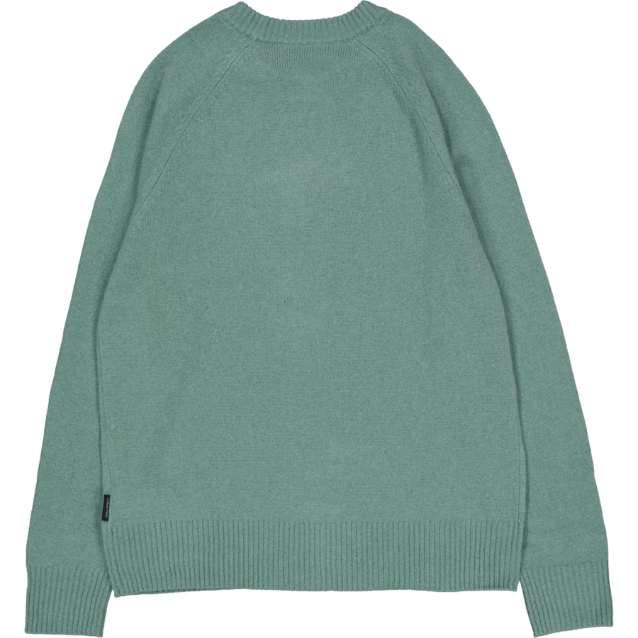 Luxury Wool Cn Sweater Ced Dark Forest
