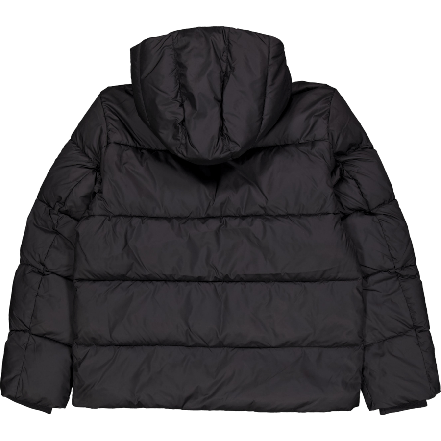 Hooded Quilt Puffer Mw Beh Ck Black