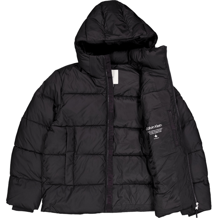 Hooded Quilt Puffer Mw Beh Ck Black