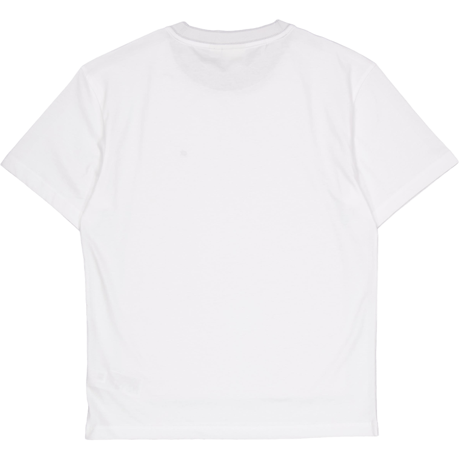 Neck Logo T-shirt Yaf Bright White