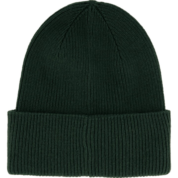 Cotton/wool Fine Rib Beanie M14 Midnight Forest