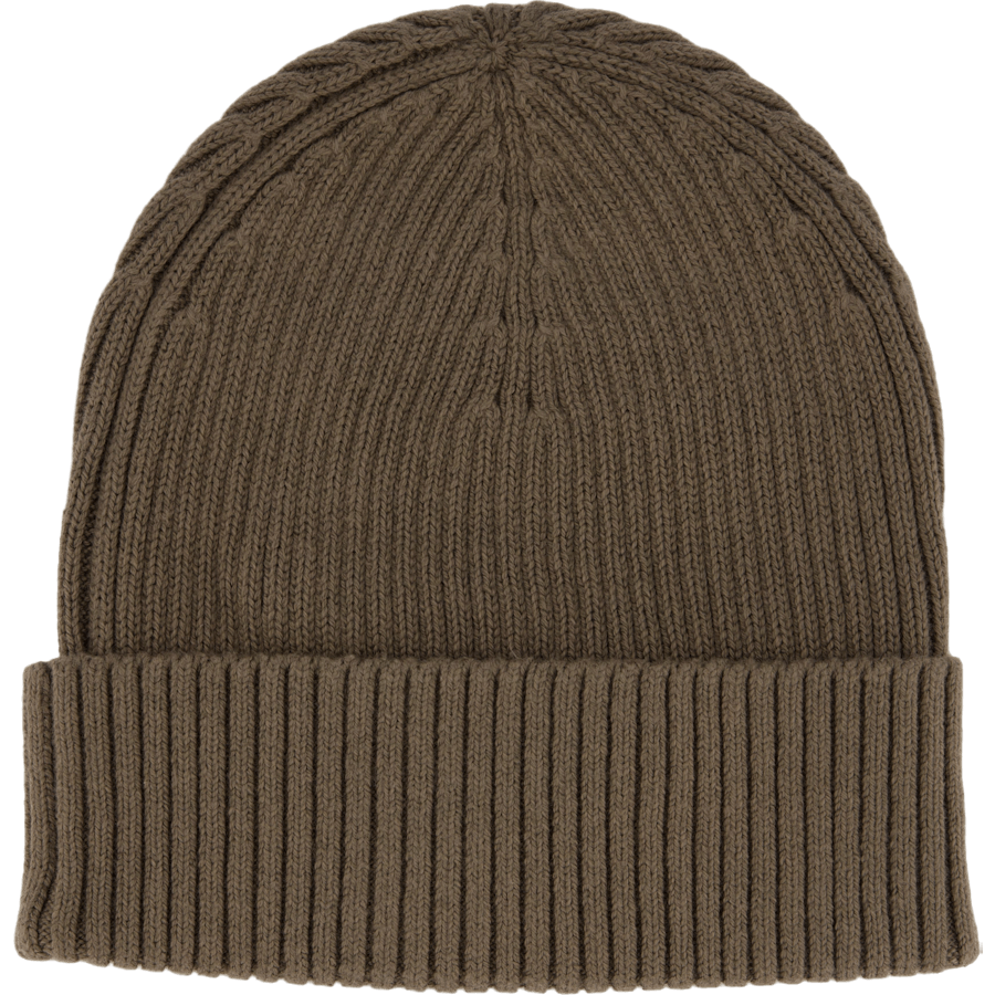 Classic Cotton Rib Beanie Pav Brindle