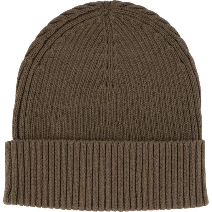 Classic Cotton Rib Beanie Pav Brindle
