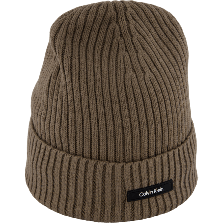 Classic Cotton Rib Beanie Pav Brindle