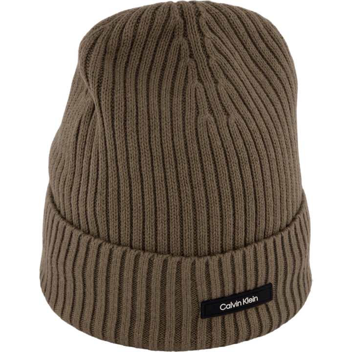 Classic Cotton Rib Beanie Pav Brindle