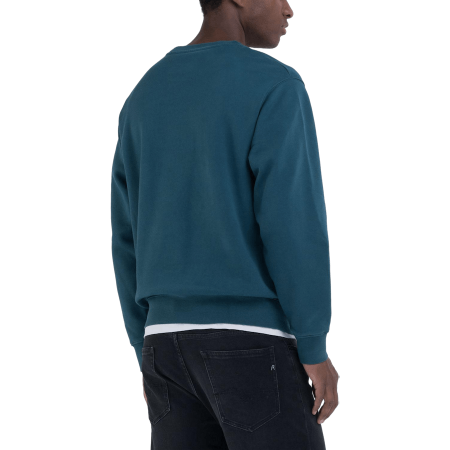 Felpa R 386 Verde Atlantico