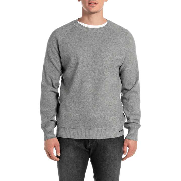 Maglia girocollo M08 Iron Melange