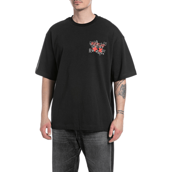 T-shirt Martin Garrix Collab 098 Noir