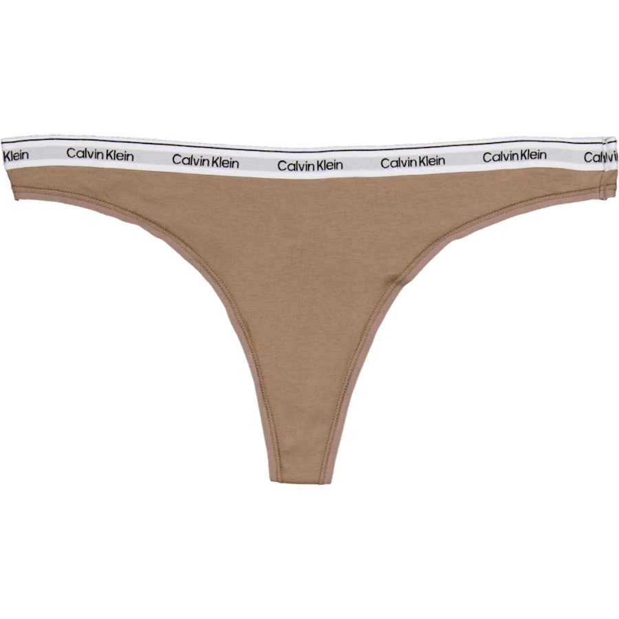 Thong 3pk Black/ Grey Heather / Café Fun