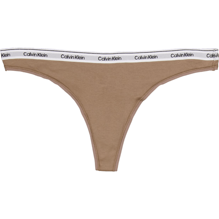 Thong 3pk Black/ Grey Heather / Café Fun