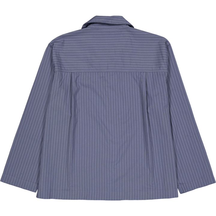L/s Button Down Pant Set Steady Stripe Turbulence