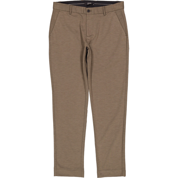 Kodaňské kalhoty Brendon Jersey Pant Dark Khaki
