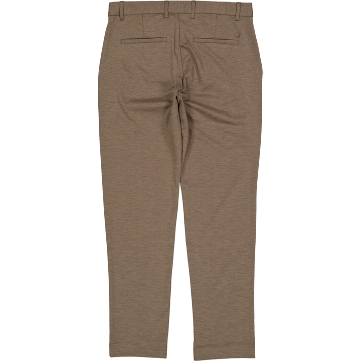 Kodaňské kalhoty Brendon Jersey Pant Dark Khaki