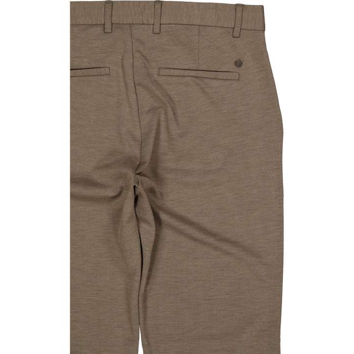 Kodaňské kalhoty Brendon Jersey Pant Dark Khaki