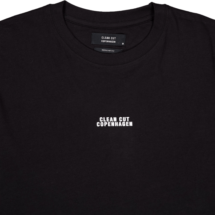 Cohen Brushed Tee Ss Black