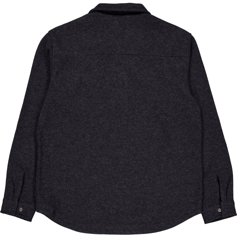 Dean Bonded Overshirt Dark Navy Melange