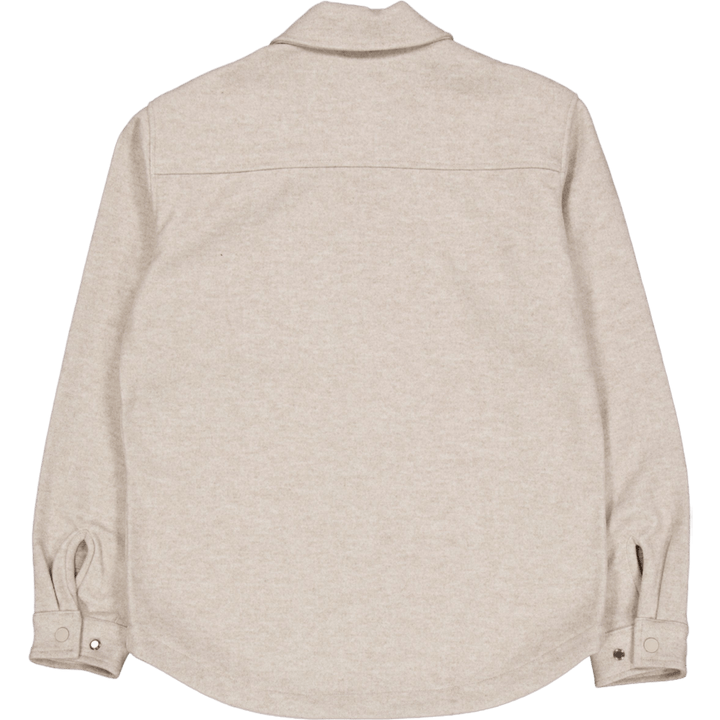 Dean Bonded Overshirt Soft Sand Melange