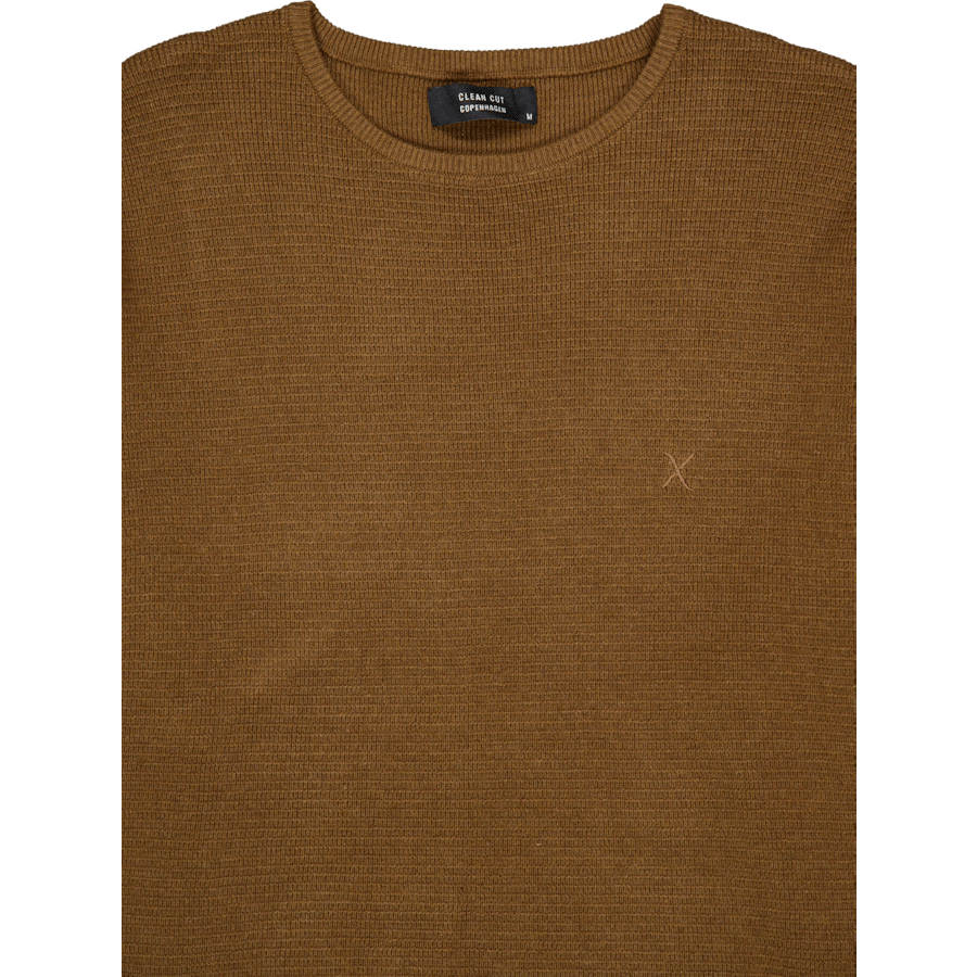 Oscar Knit Brown Melangè