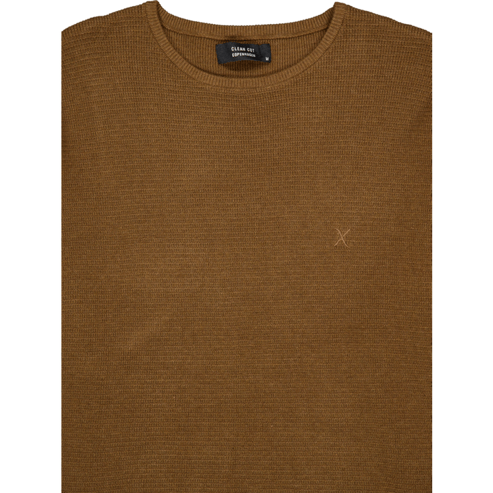 Oscar Knit Brown Melangè