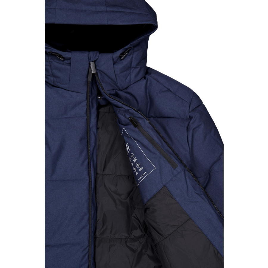 Manteau matelassé Gavin bleu marine