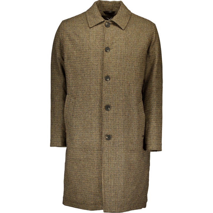 Carlos Check Coat Dark Khaki/deep Green Check