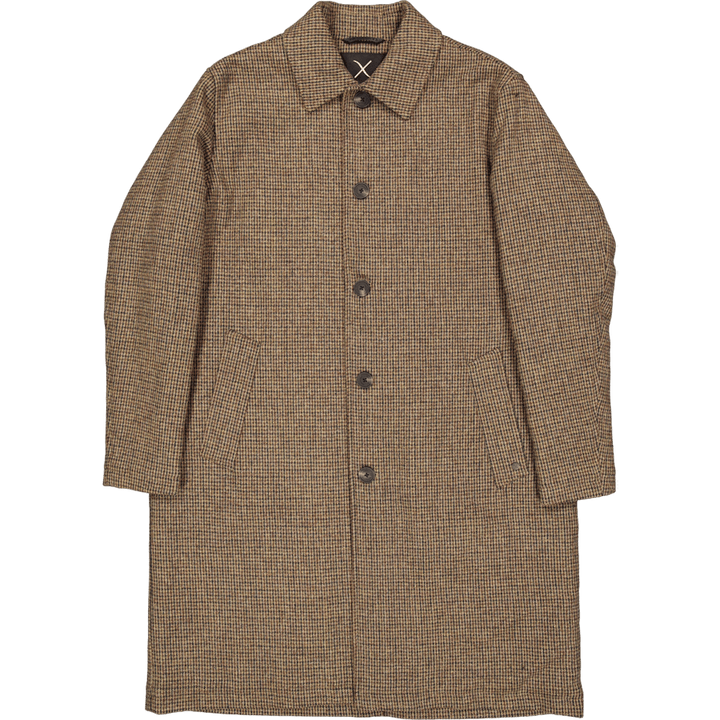 Carlos Check Coat Dark Khaki/deep Green Check