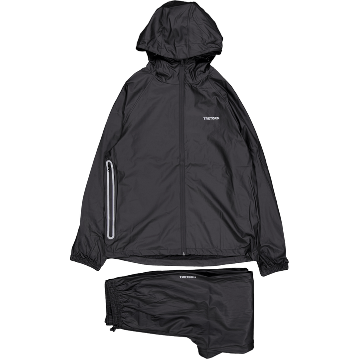 Packable Rainbreaker Set Black