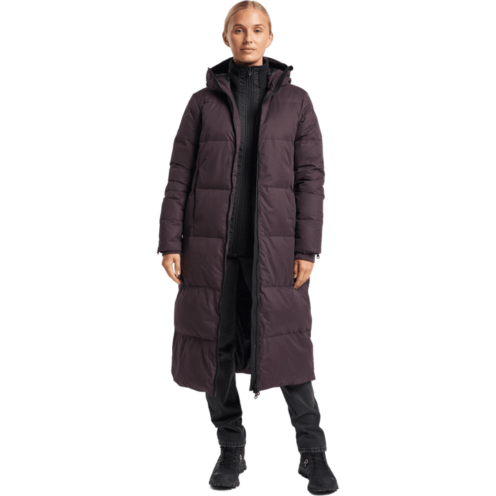 Shanna 2.0 Péřový kabát dámský Aubergine