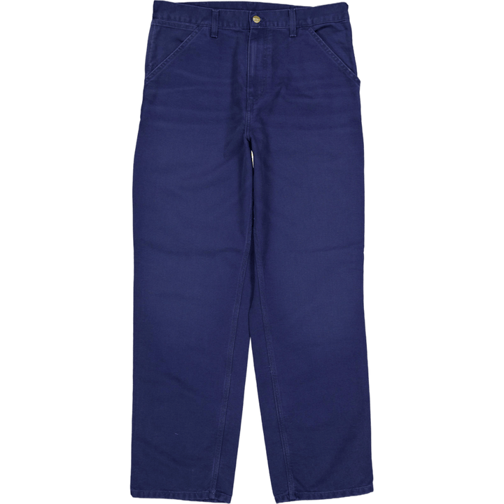Pantalone monogamba blu avio