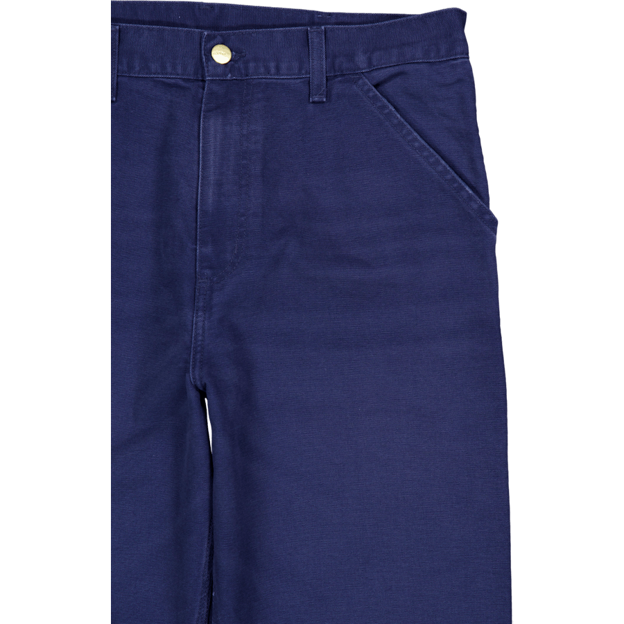 Pantalone monogamba blu avio
