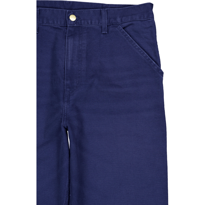 Pantalone monogamba blu avio