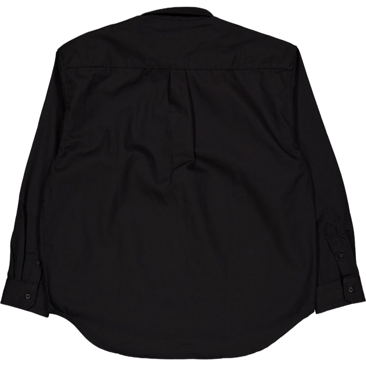 Košile L/s Module Script Black / White