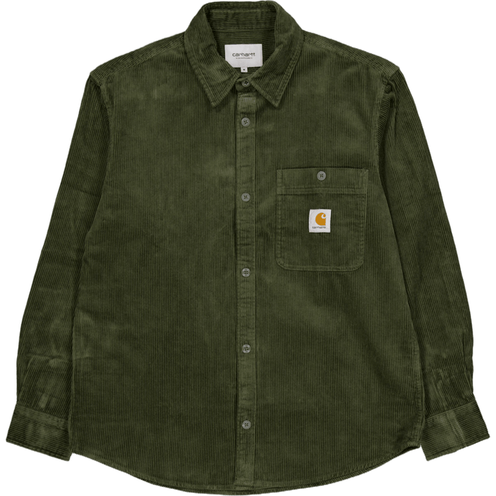L/s Flint Shirt Office Green