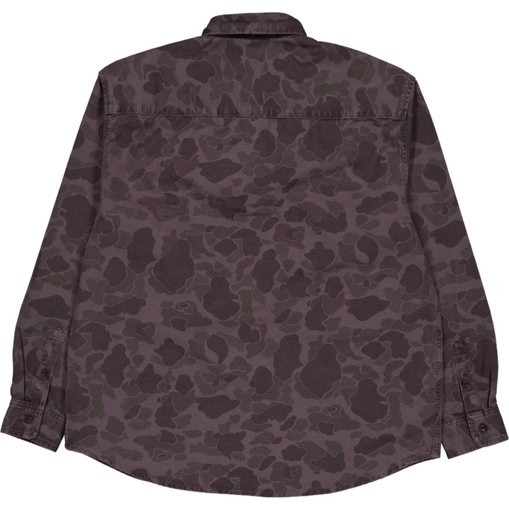 Košile L/s Duck Camo Duck, zelená / grafitová