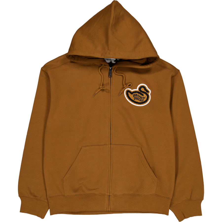 Hooded Brown Ducks Jacket Hamilton Brown
