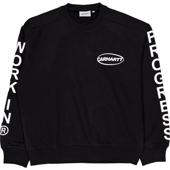 Felpa Body Of Work Nero / Bianco