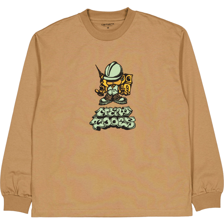 L/s Drill Boy T-shirt Peanut