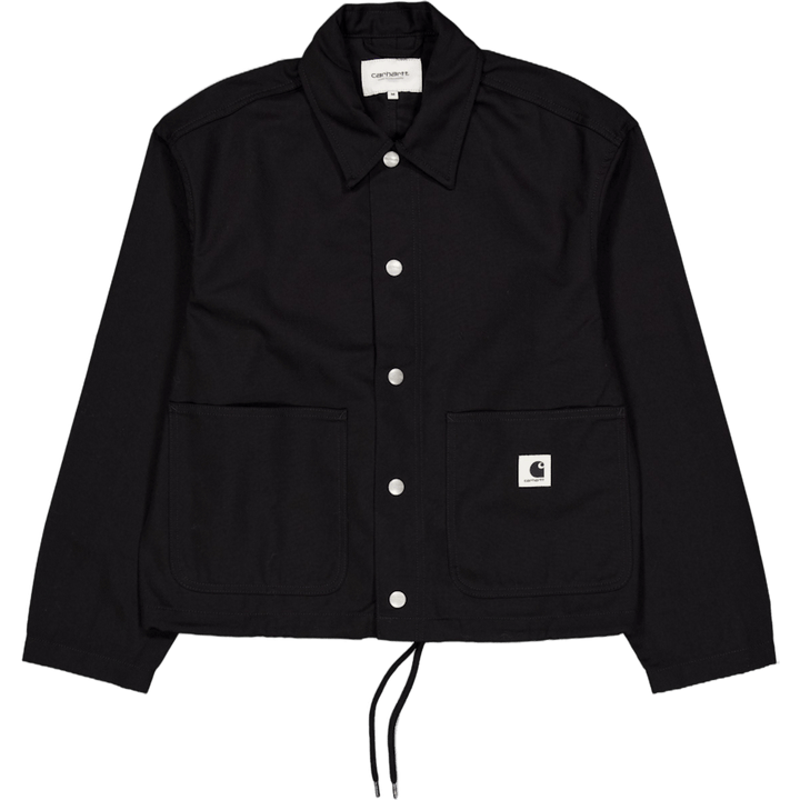 W' Simple Shirt Jac Black