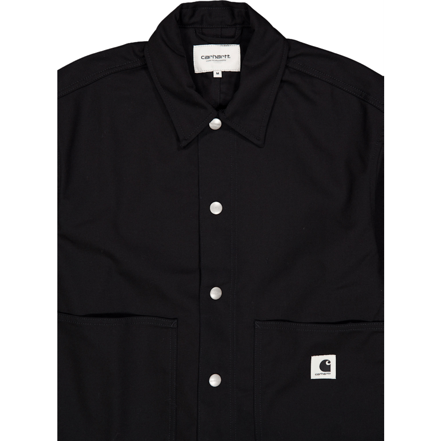 W' Simple Shirt Jac Black