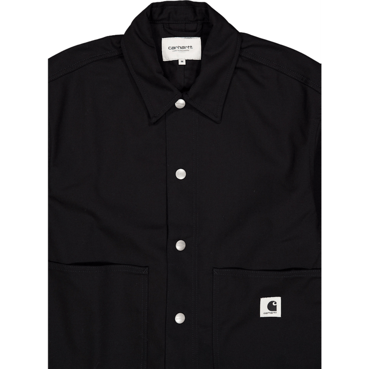 W' Simple Shirt Jac Black