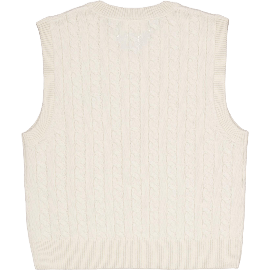 W' Signature Vest Pulover Natural / Dusty Ice